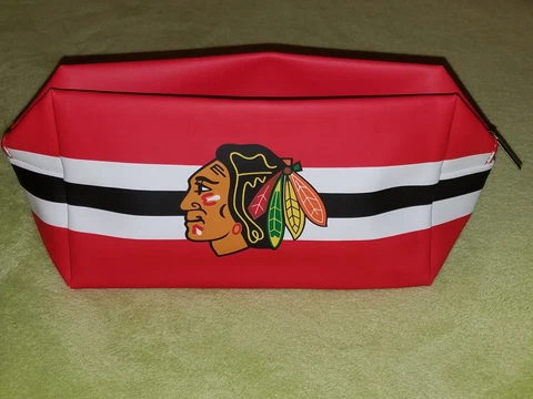 New Chicago Blackhawks Toiletries Bag Travel SGA 3/28/23 Cover