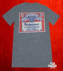 Nueva Camiseta Budweiser Bud Beer Logotipo Vintage para Hombre - Imagen 1 de 1
