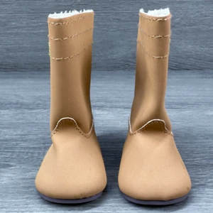 American Girl 18" Doll True Spirit Outfit Knee High Tan Boots Only - Picture 1 of 8