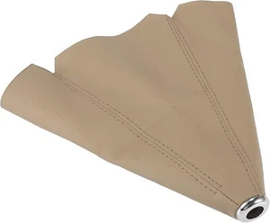 Cubierta de bota de cambio de 1 pieza negra a prueba de polvo beige cuero PU para transmisión manual - Imagen 1 de 7