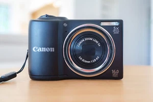Canon PowerShot A810 Digital Camera 16.0 MP 5x Optical Zoom W/ SD Card - Picture 1 of 19