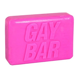 Gift Republic Gay Bar of Soap Pink - Picture 1 of 3