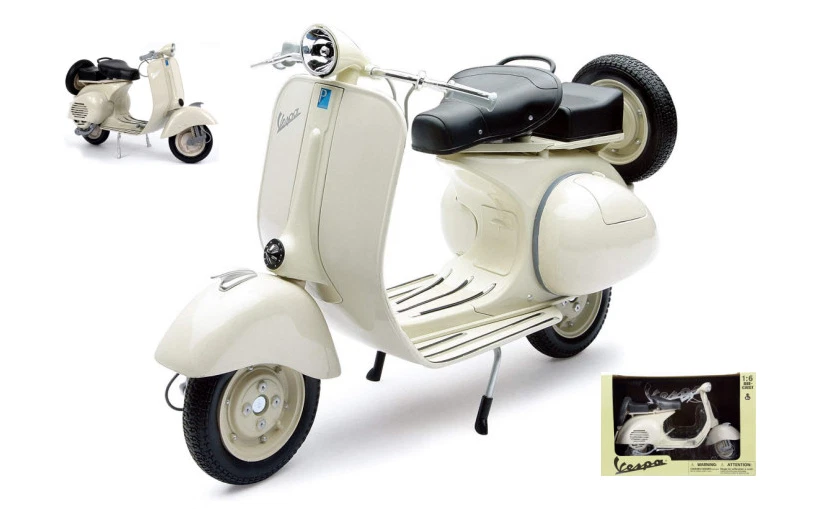 VESPA 150 VL 1T 1963 scala 1/6 die-cast  WHITE 49273 New Ray - Immagine 1 di 1