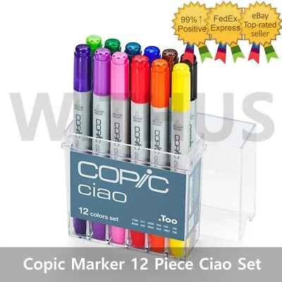 Copic Ciao Marker 12 Stück Set - Premium Künstler Marker Anime Comic Manga - Bild 1 von 3