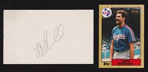 Jeff Russell ( Debut 1983 ) CIN TEX BOST A's SIGNED AUTOGRAPH AUTO 3x5 INDEX COA - Picture 1 of 1