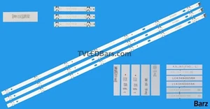 NUOVO array retroilluminazione barre LED LG 43UJ670V 43UJ651V 43UJ701V HC430DGN-ABSR1 ABSR2 - Foto 1 di 5