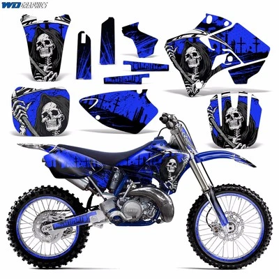 Calcomanía gráfica adhesiva para moto de cross para Yamaha YZ125 YZ250 +#P+R 96-01 REAP U Foto 1 de 3