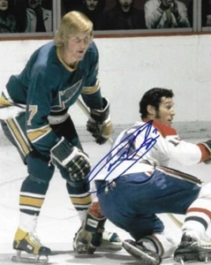 Signed  8x10 GARRY UNGER St. Louis Blues Autographed Photo - w/ COA - Picture 1 of 1