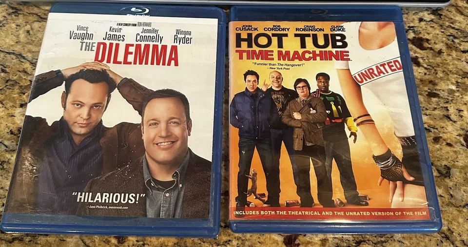 Hot Tub Time Machine / The Dilemma (2 Comedy Blu-ray Lot) John Cusack **Like New - Image 1 of 1