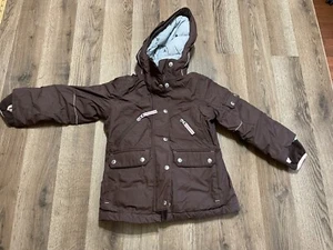 Lands' End Jacket, Kid's Size Small, Brown, Full Zip, Puffer Jacket, Winter - Picture 1 of 10