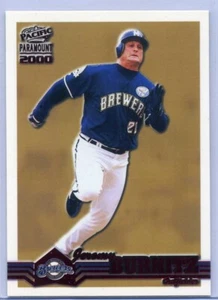 JEROMY BURNITZ 2000 Pacific Paramount RUBY RED #127 - BREWERS - Picture 1 of 1