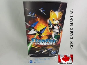 MANUAL GCN - STAR FOX ASSAULT Gamecube 'Replacement' Instruction Booklet READ - Picture 1 of 6