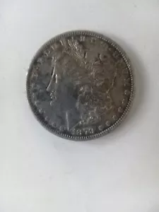 MORGAN SILVER DOLLAR 1879 Beautifully Unique Collectors Silver Coin - Picture 1 of 4