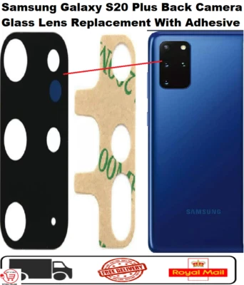MY STORE Samsung Galaxy S20 Plus Camera Glass Lens Replacement Back Camera Lens