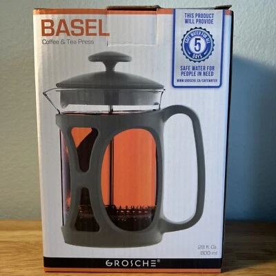 Prensa de café y té Basel (28 oz líquido) Foto 1 de 4