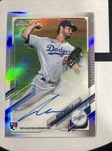 2021 Topps Chrome Mitch White Rookie Autograph Refractor Parallel /499 Dodgers - Picture 1 of 2