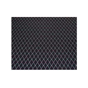 1pc Grill Cloth Fabric 31.5x28" Grid White and Red Repair Amp Speaker Cabinet - Picture 1 of 3