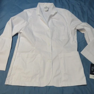 META Medical Doctor Consultation White Coat women's Size 14 -  28" Length - NEW - Image 1 of 4