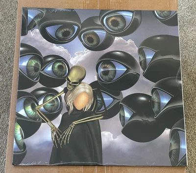 Death's Dynamic Shroud Faith In Persona black white swirl vinyl LP first press - Image 1 of 4