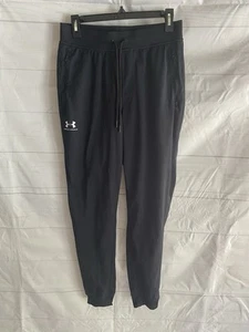 Under Armour Loose Fit Black Lightweight Joggers / Sweatpants Men’s Medium - Picture 1 of 11