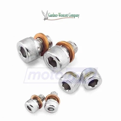 Gardner-Westcott Fork Slider Drain Screw for 1984 Harley Davidson FXRDG Disc nx Foto 1 de 4