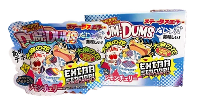 MYLAR BAG DEPORT 3.5g Shaped Mylar Storage Bag with Box - Cherry Dum Dums (25Bags+25Boxes)