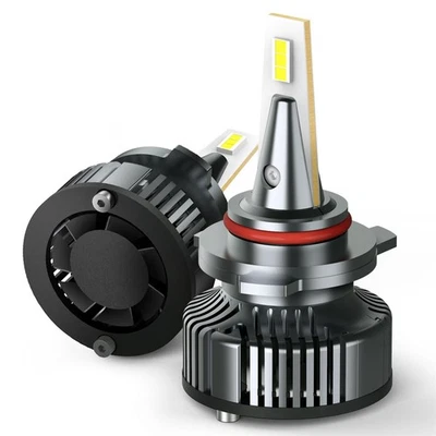 AUXITO Combo 2 9012 HIR2 LED Headlight Kit Bulbs High Low Beam Super White 6500K - Image 1 of 4