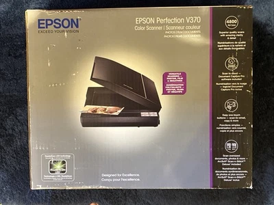 Epson Perfection V370 Photo Slide & Film Scanner Flatbed Color New NIB Sealed - Image 1 of 4