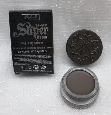 Kat Von D 24 horas súper cejas pomada de larga duración ~ MARRÓN MEDIO ~ 5 g/0,18 oz ~ KVD Foto 1 de 4