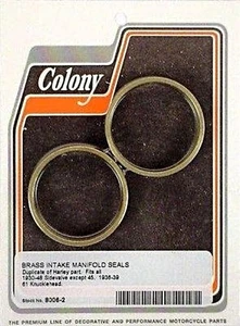 27057-30 OLD 1118-30 BRASS INTAKE SEAL 36-39 KNUCKLEHEAD COLONY 8006-2 - Picture 1 of 1