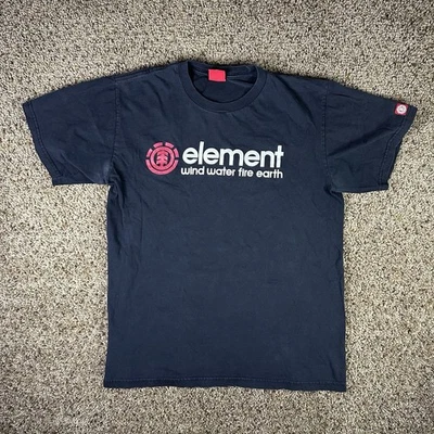 Camisa De Colección Element Skateboards Talla M Desteñida Negra Bam CKY Foto 1 de 4