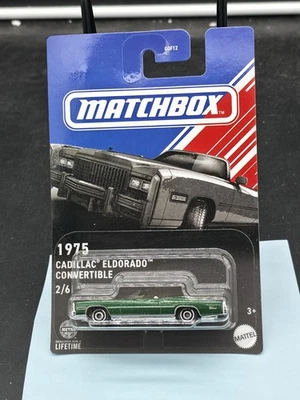 Cadillac Eldorado 1975 Matchbox American Convertibles #2 2024 verde | FSC Foto 1 de 2