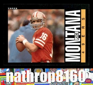 1985 Topps #157 Joe Montana HOF Football NM/NM+  San Francisco 49ers 8343 - Picture 1 of 4