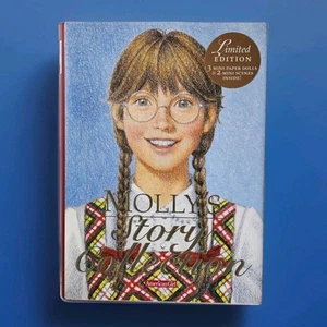Molly's Story Collection Limited Edition The American Girls 3 Mini Paper Dolls - Imagen 1 de 8
