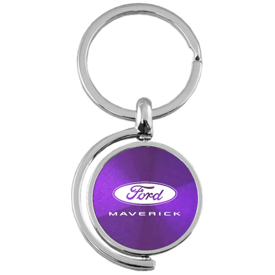 Llavero giratorio con logotipo Ford Maverick (púrpura) Foto 1 de 1