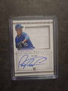 2014 NATIONAL TREASURES RAFAEL MONTERO SILHOUETTE AUTOGRAPH RC #/99 METS BRAVES - Picture 1 of 2