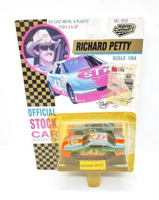 Richard Petty #43 STP Stock Car 1992 Road Champs 1:64 Nascar Diecast - Image 1 of 3
