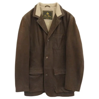 Chaqueta a medida Loro Piana Loropiana forrada de cuero de vaca cachemir 3b usada LIFE-0 Foto 1 de 4