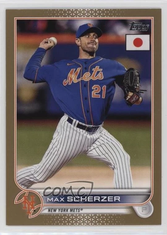 2022 Topps Japan Edition Gold /25 Max Scherzer #182 - Image 1 of 2