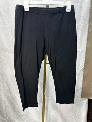 Leggings Capri Xhilaration XL Cintura Elástica Elastizados Negros Foto 1 de 4