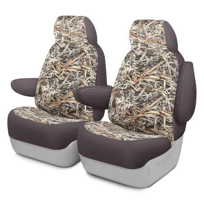 For Toyota Tacoma 01-04 Cowboy Camo 1st Row Graystone Custom Seat Covers - Image 1 of 4