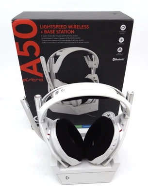 Astro A50 Lightspeed Cuffie Gaming Wireless + Base Station Xbox PS5 PC Bianco - Immagine 1 di 4