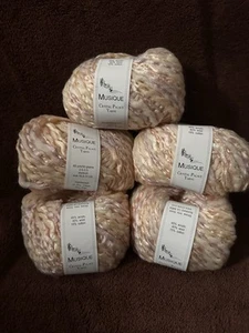 Lot, 5 New Musique Crystal Palace, Pink Lady Skeins, 50 Grams (65 yds) each - Picture 1 of 5