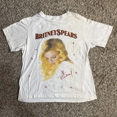 Britney Spears Circus Tour 2009 Womens Small Tour T-shirt White Double Sided - Image 1 of 4