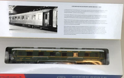 Mabar, 81001, Personenwagen, 4-achsig, dunkelgrün, H0, 2L-DC, Okt. - Bild 1 von 4