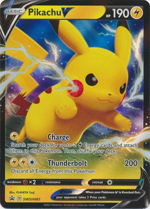 UR-01 Holo Pikachu V SWSH061 Promo SWSH: Sword & Shield Promo Cards - Image 1 of 1