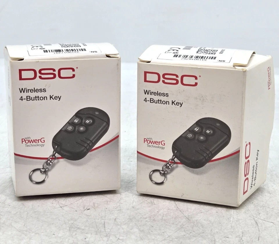 [LOTE DE 2] DSC PG8939 PowerG Inalámbrico 4 Botones Llavero ENVÍO RÁPIDO GRATUITO b Foto 1 de 4