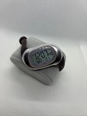 Vintage Nike Triax Mia WR0104 Running Watch Purple Band 90's Tested Working - Image 1 of 4