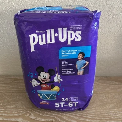  Pantalones de entrenamiento pull-ups niños Disney Junior Mickey - 5T-6T (46-60 libras)- 14 unidades Foto 1 de 3