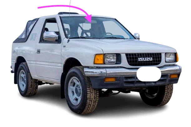 Подходит: 1998-2004 Isuzu пикап, Amigo, Rodeo 2/4D утилита переднее ветровое стекло стекло - Изображение 1 из 4